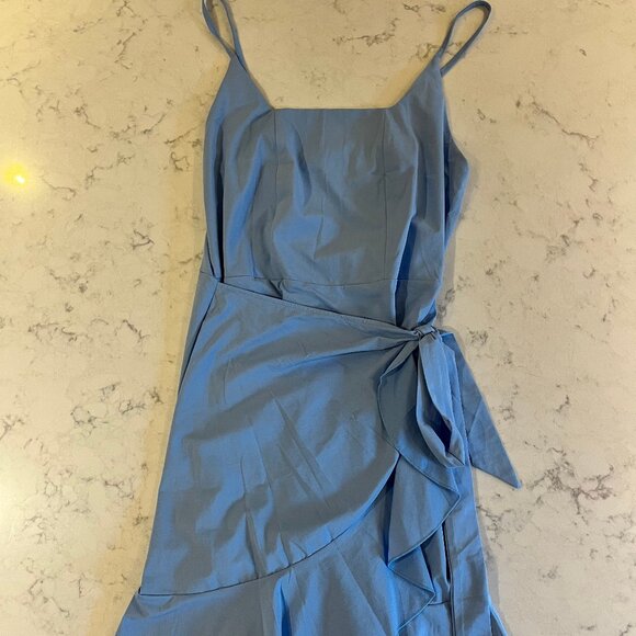 Light Blue Spring Mini Dress - Picture 1 of 2